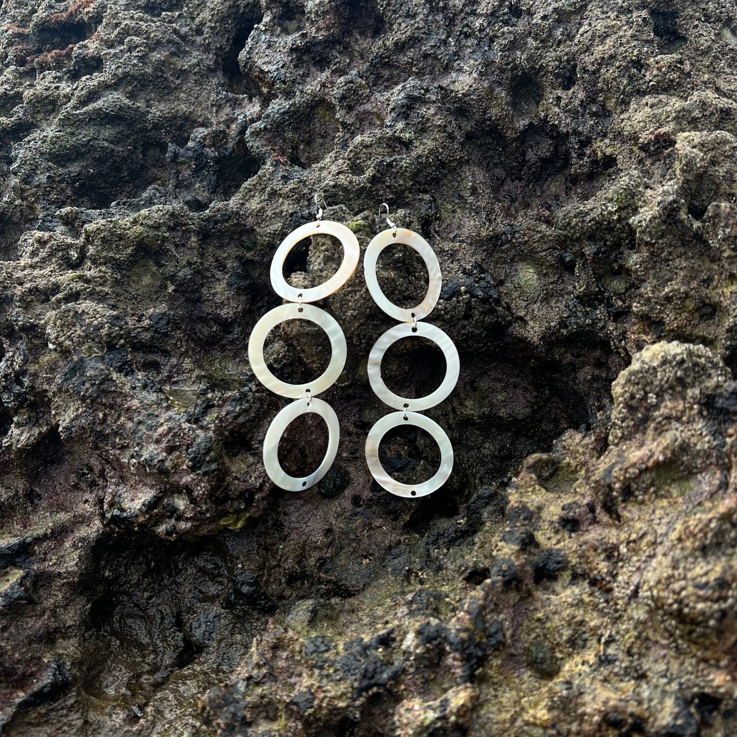 pendientes "caracola"