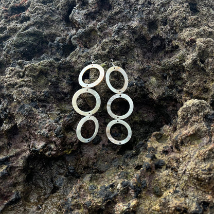 pendientes "caracola"